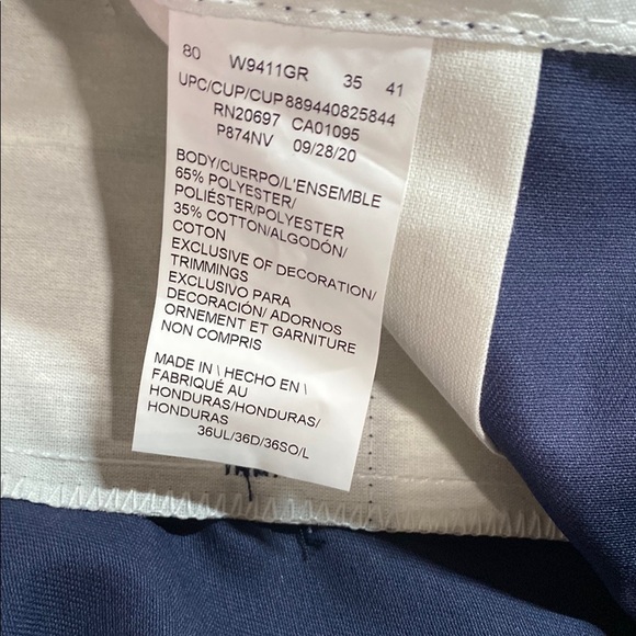 Dickies Men's Navy Dress Pants 36x32 - Picture 7 of 9